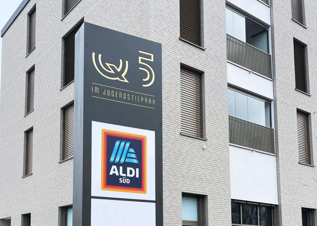 Pylon aluminiowy podświetlany Aldi