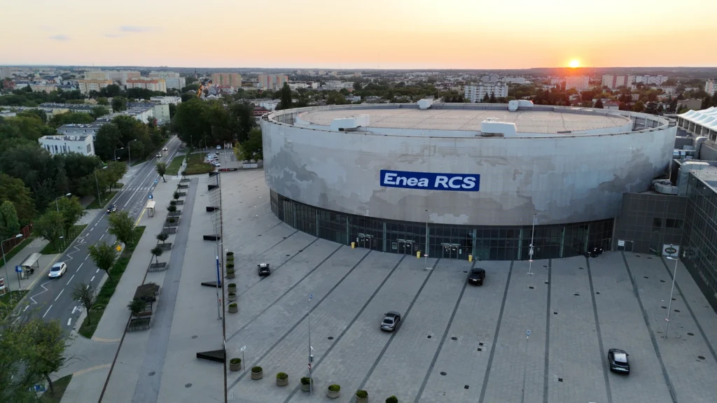 Hala sportowa Enea RCS w Radomiu - widok z lotu ptaka